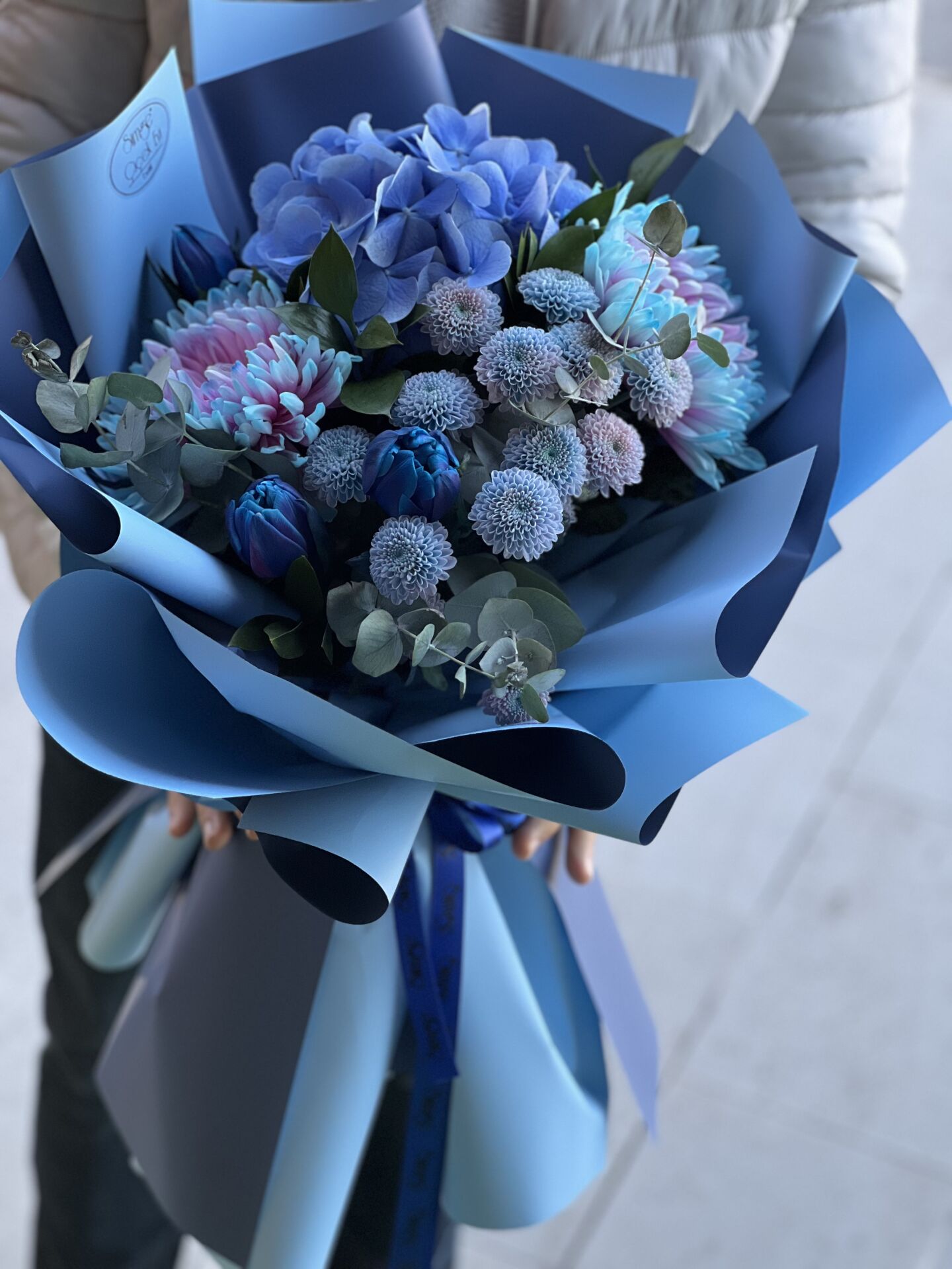 Mavi Huzur Buketi