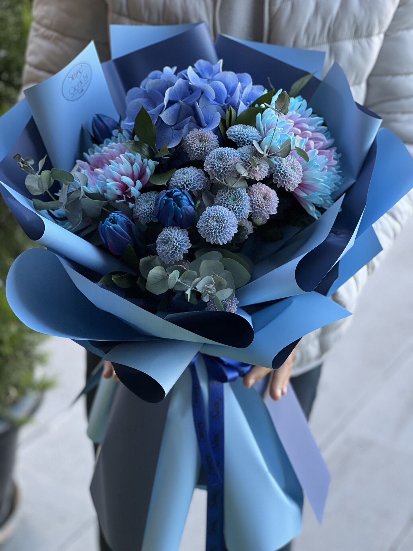 Mavi Huzur Buketi