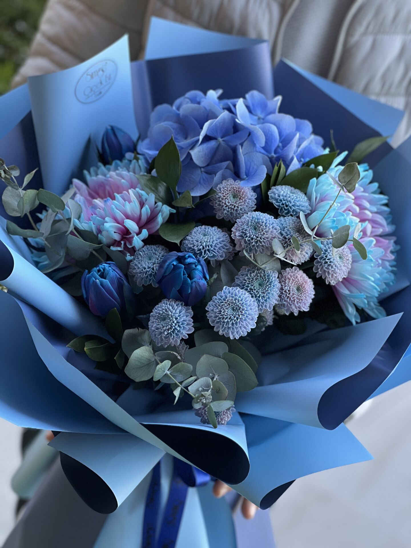 Mavi Huzur Buketi