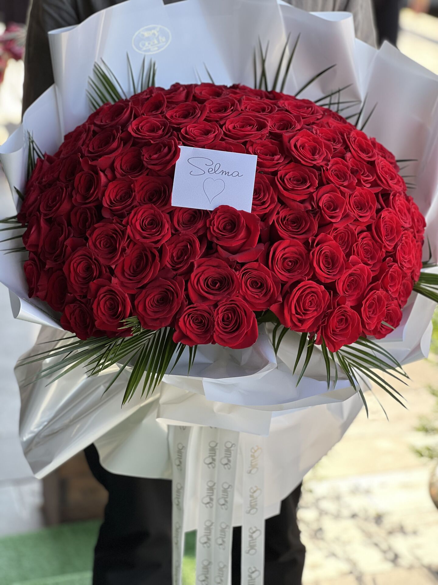 Kırmızı gül buketi