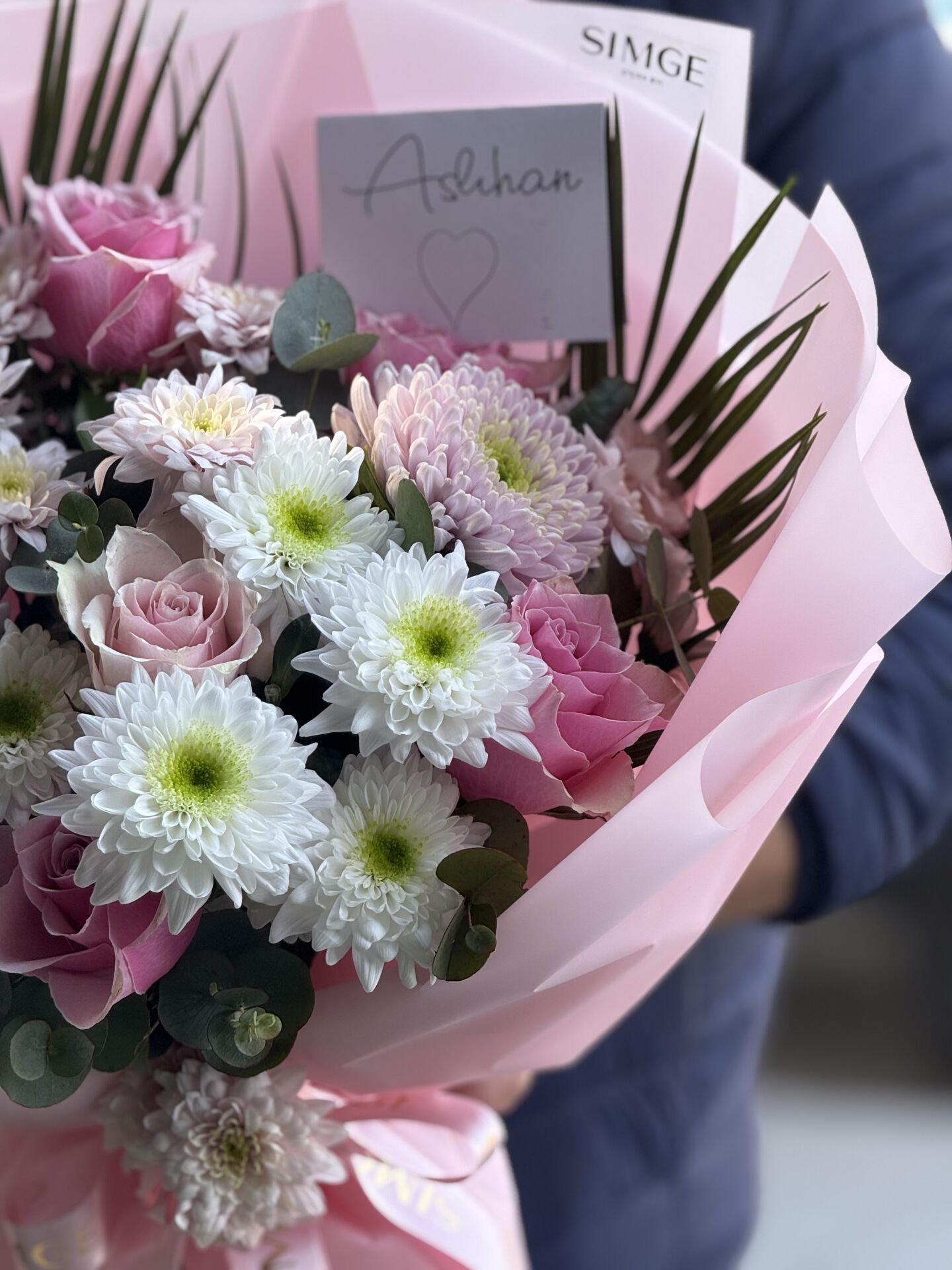 Pembe Kır Çiçeği Buketi