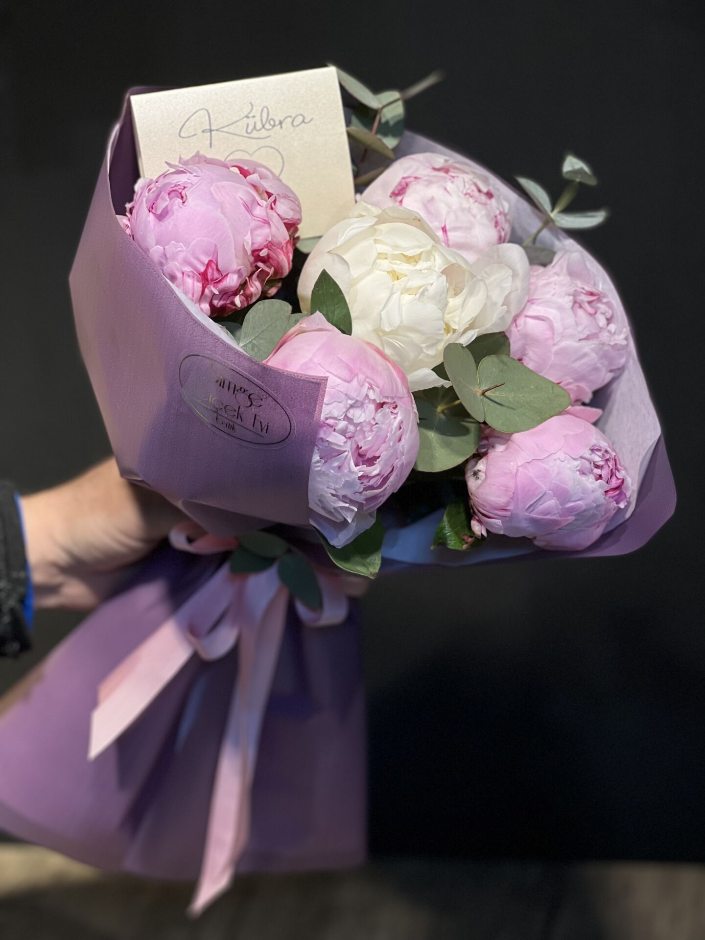 Pembe Melodi Şakayık Buketi