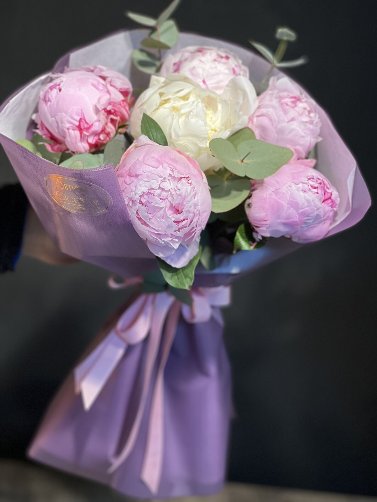 Pembe Melodi Şakayık Buketi