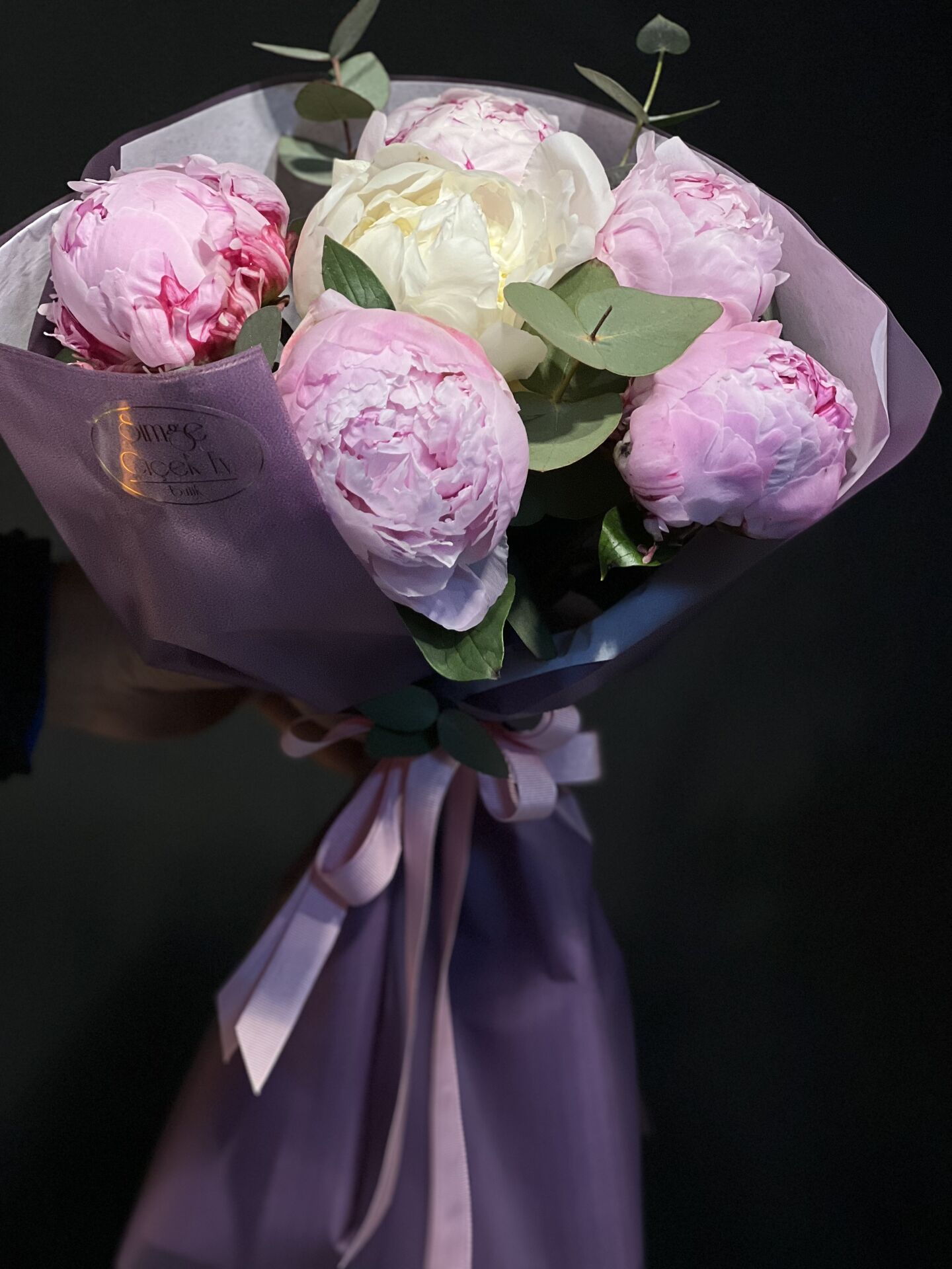 Pembe Melodi Şakayık Buketi