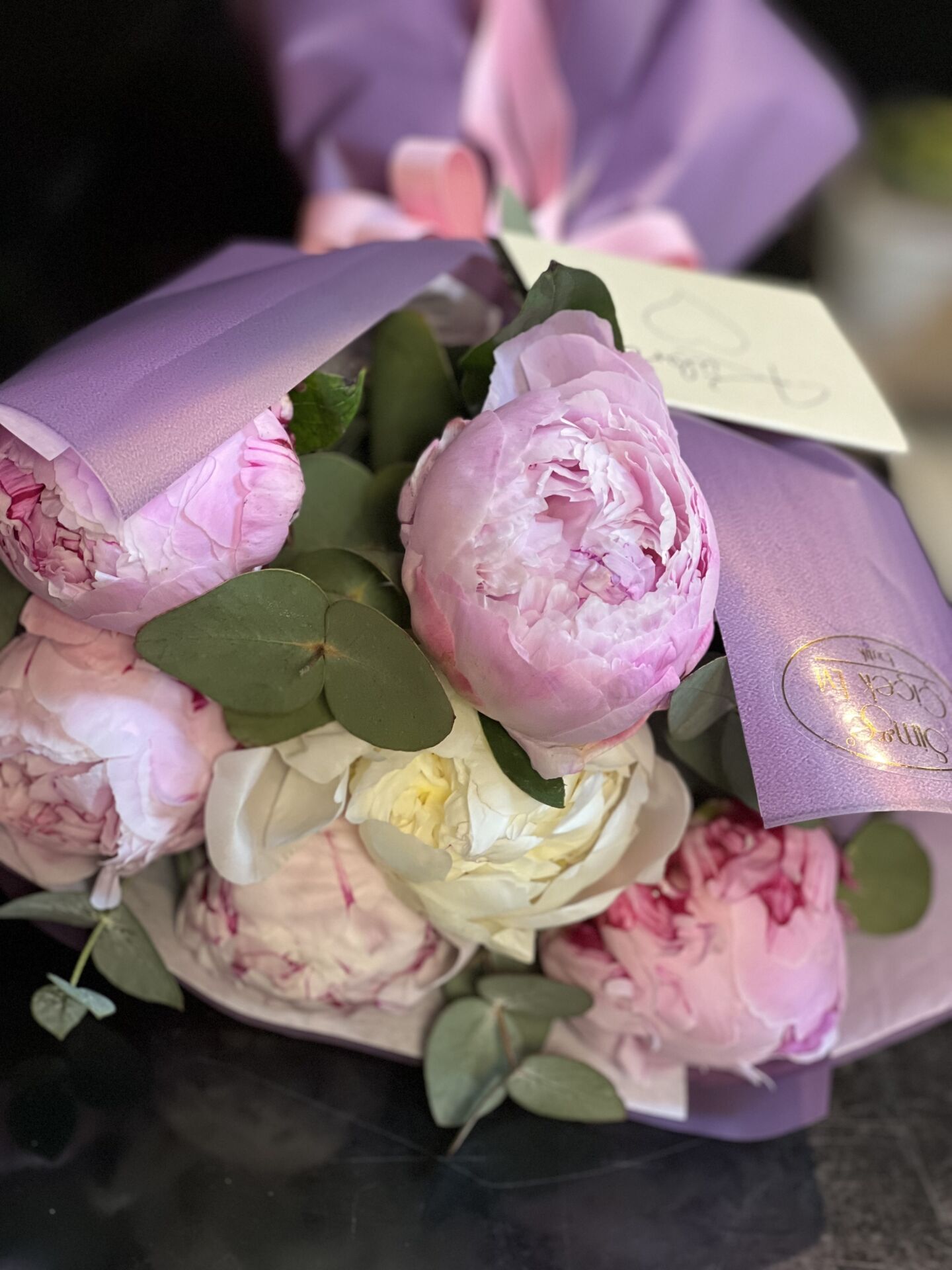 Pembe Melodi Şakayık Buketi