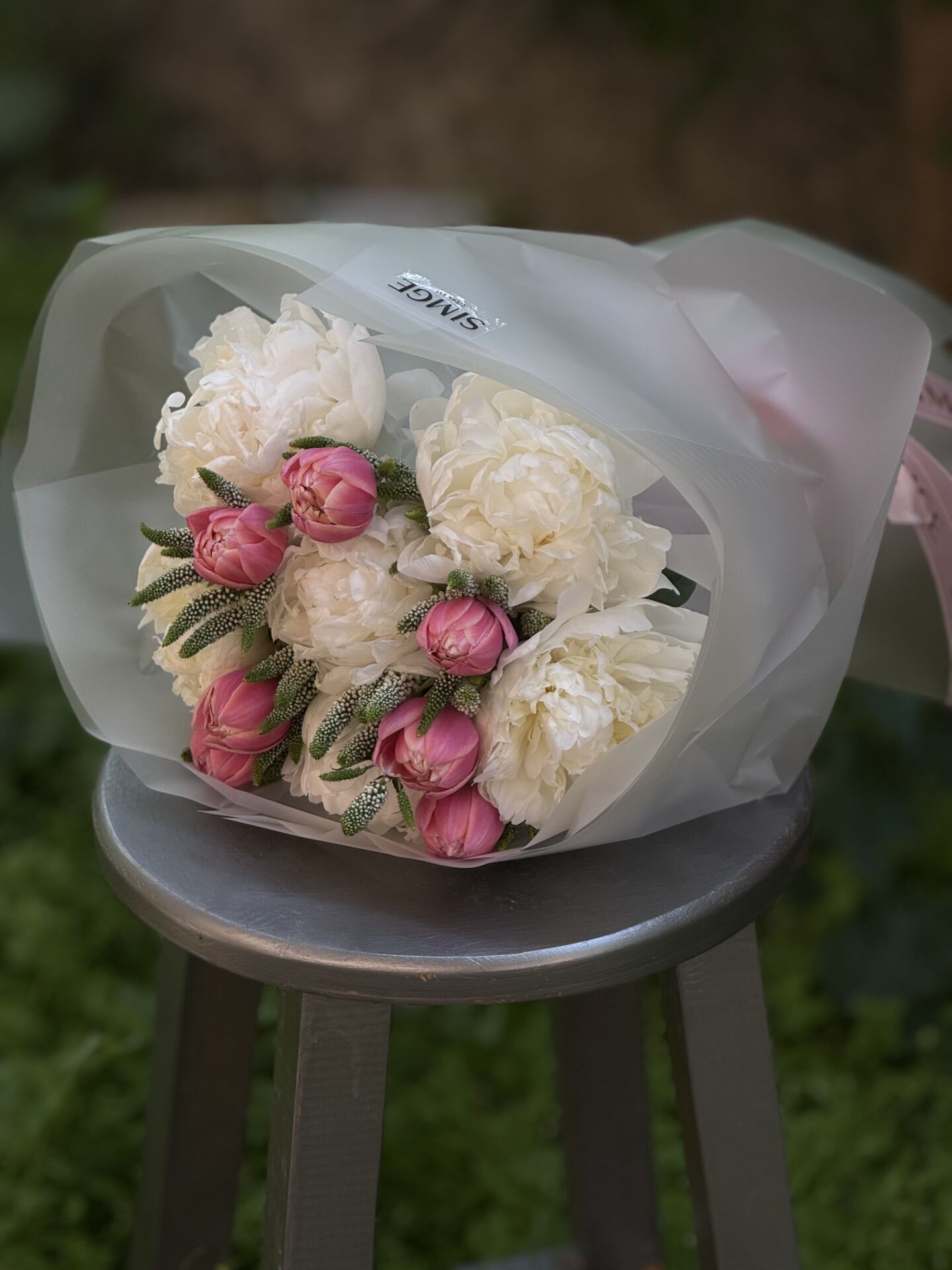 Bir Bahar Düşü Şakayık ve Lale Buketi