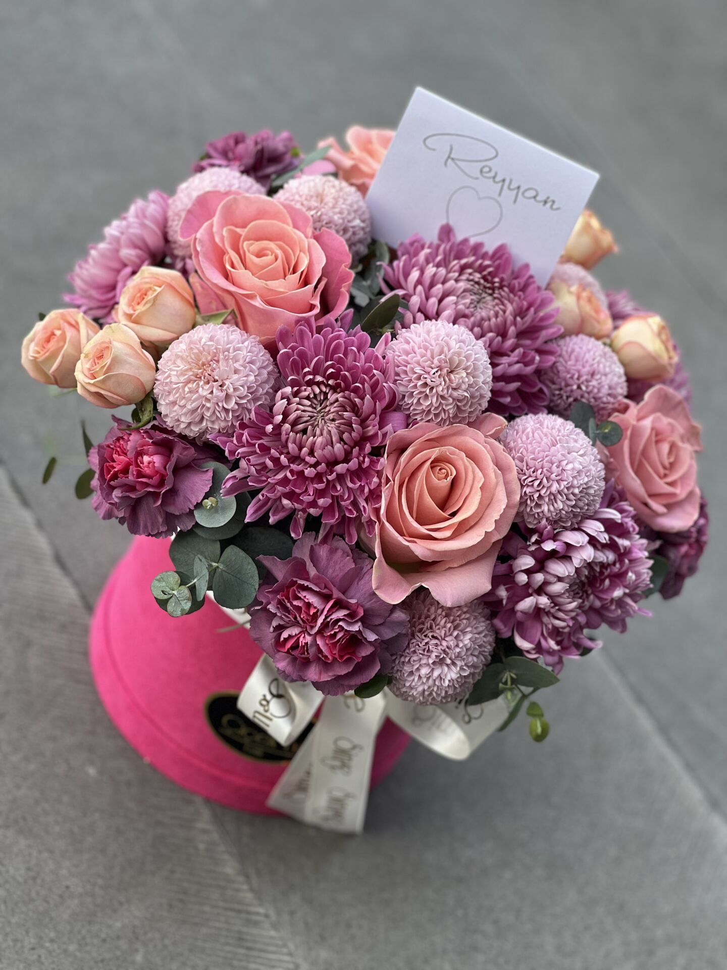 Pembe Fresh Kutu Aranjmanı