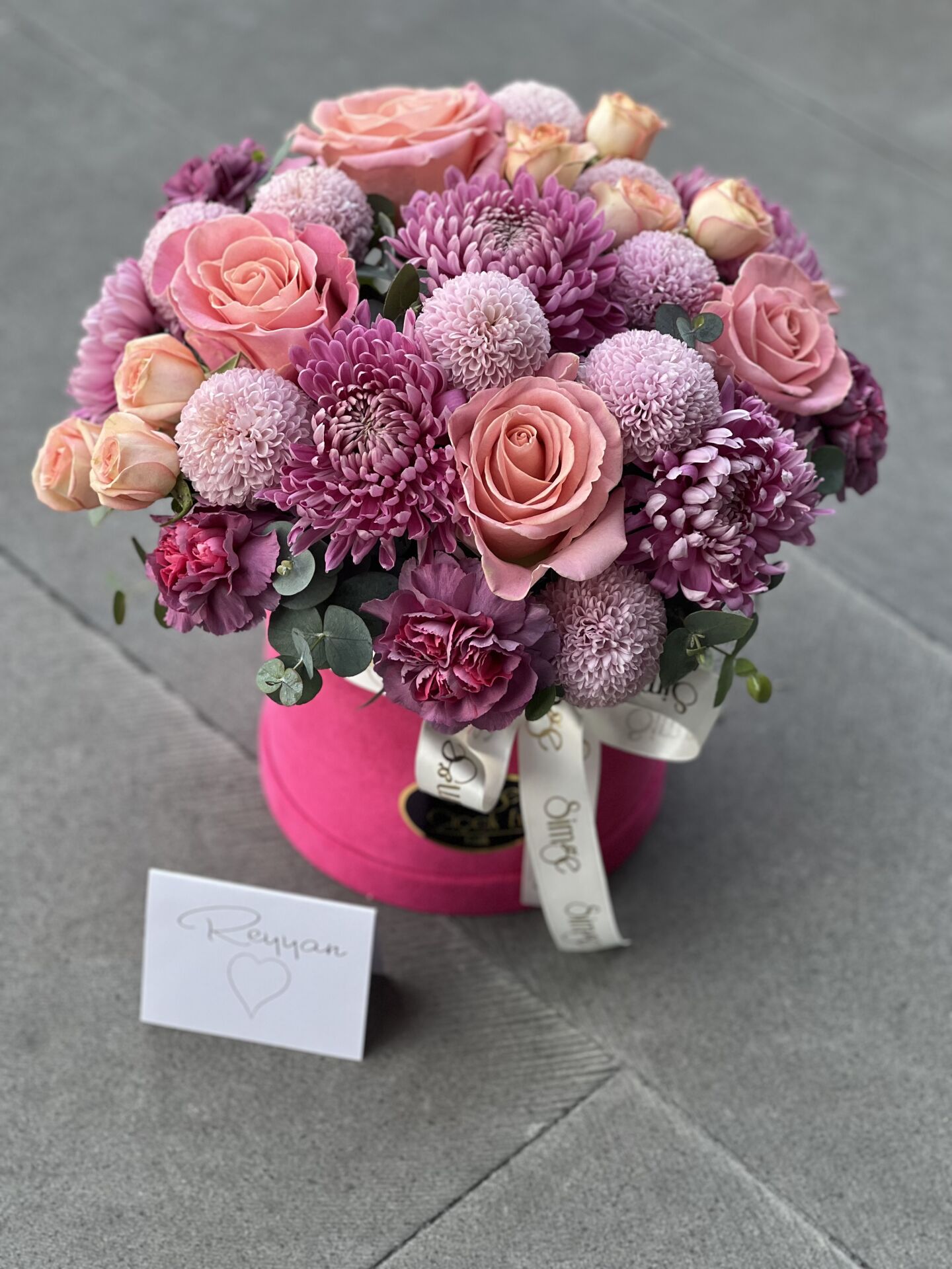 Pembe Fresh Kutu Aranjmanı