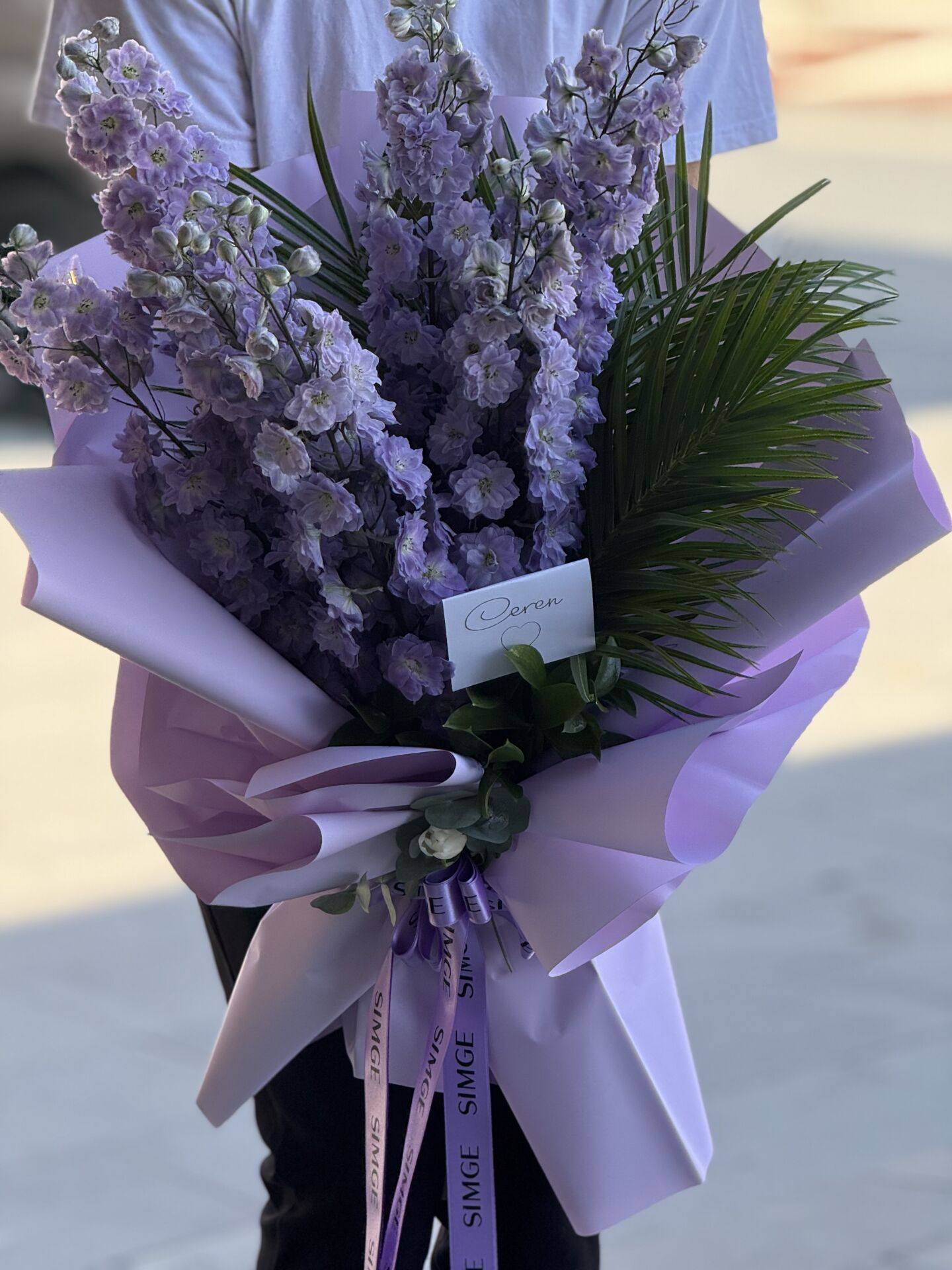 Ower Bloom  Delphinium buketi