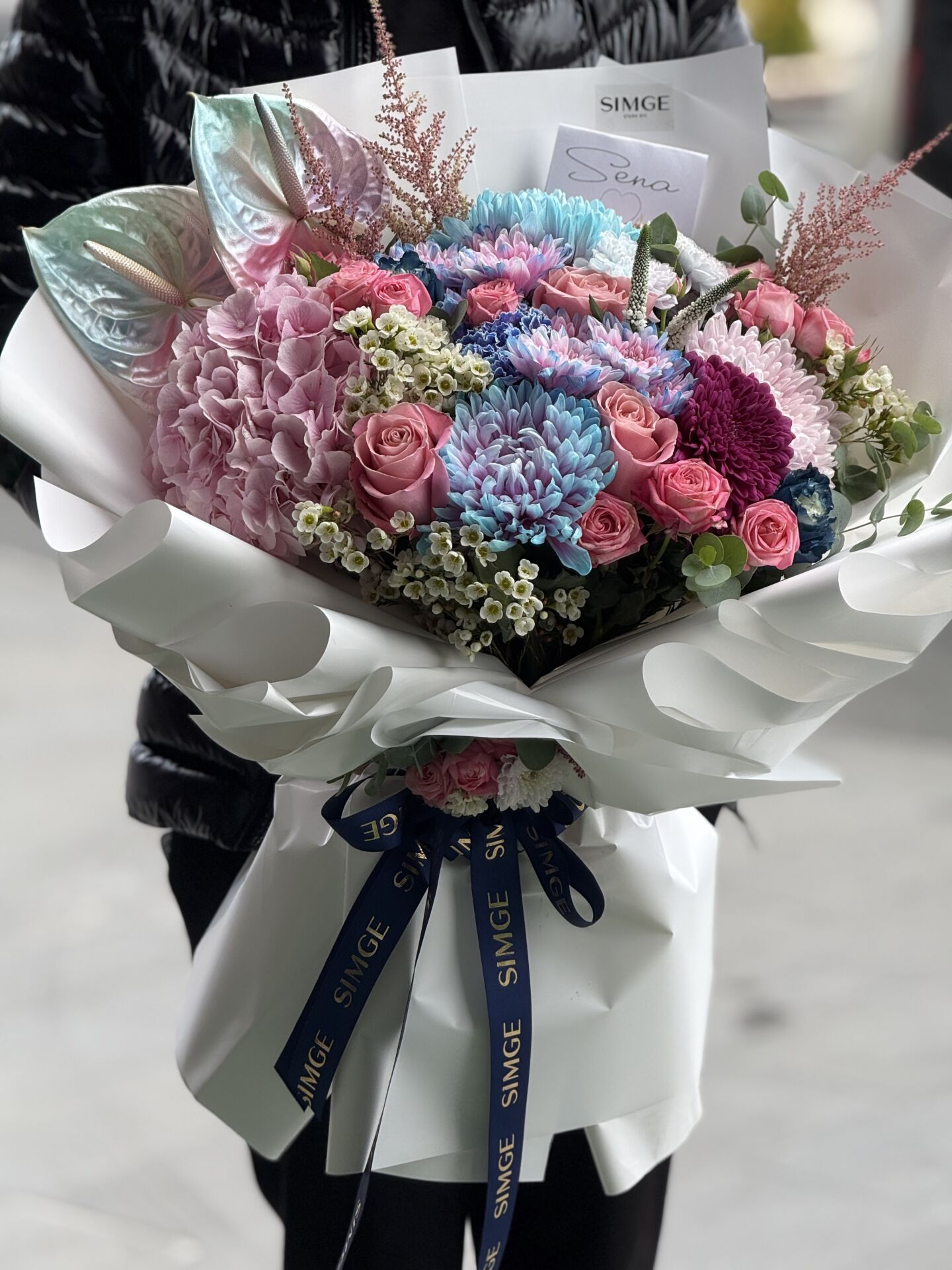 Dreamy Rainbow Kır Çiçeği Buketi