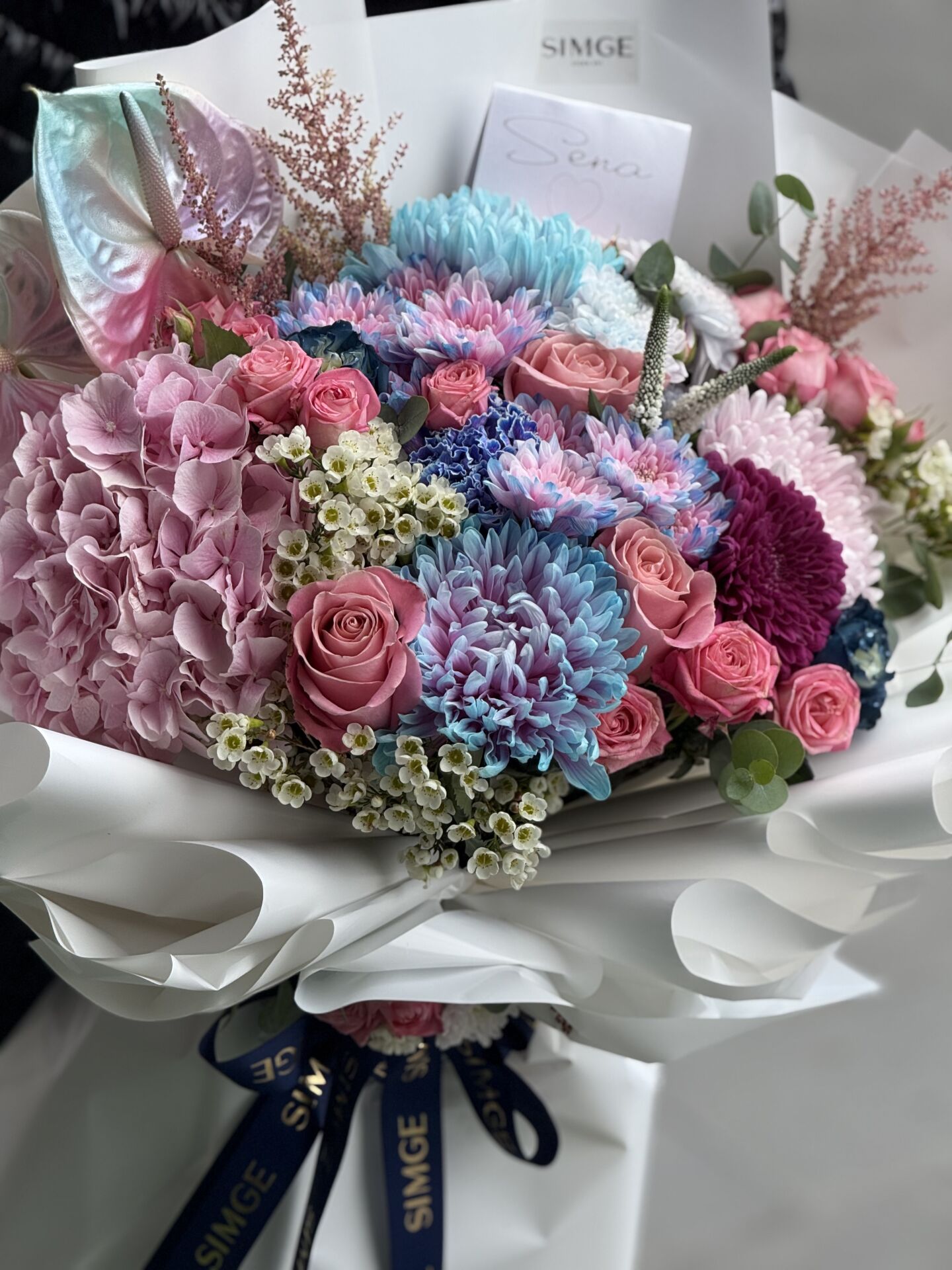 Dreamy Rainbow Kır Çiçeği Buketi