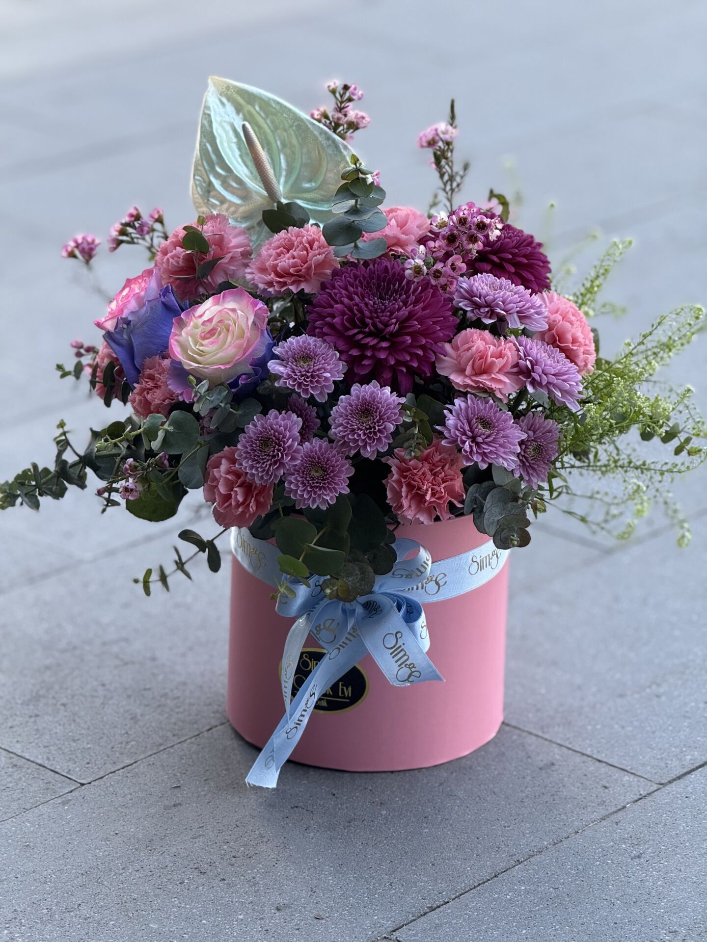 Pembe Kutu Çiçek