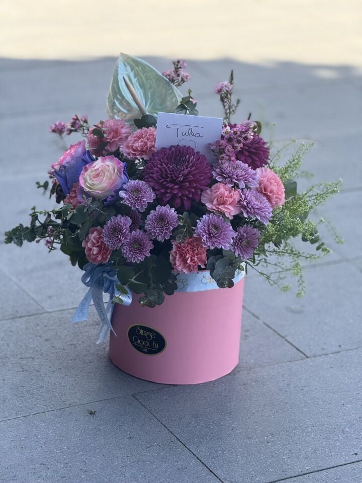 Pembe Kutu Çiçek