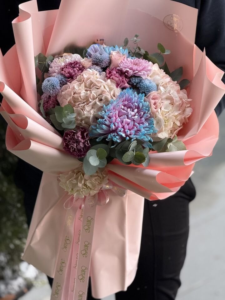 Pembe Ortancalı Soft Buket