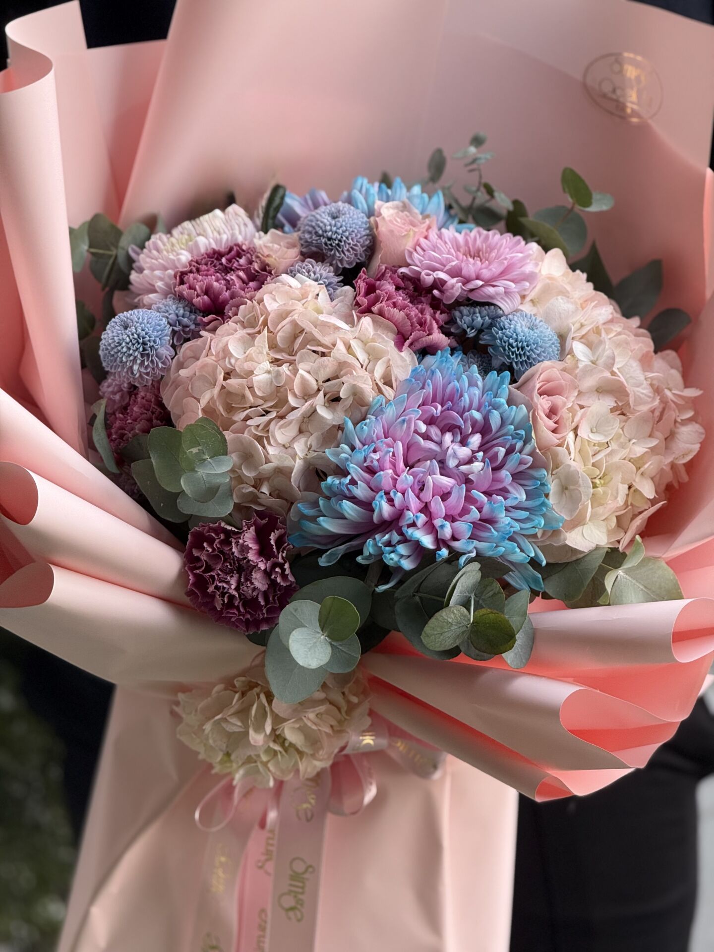 Pembe Ortancalı Soft Buket