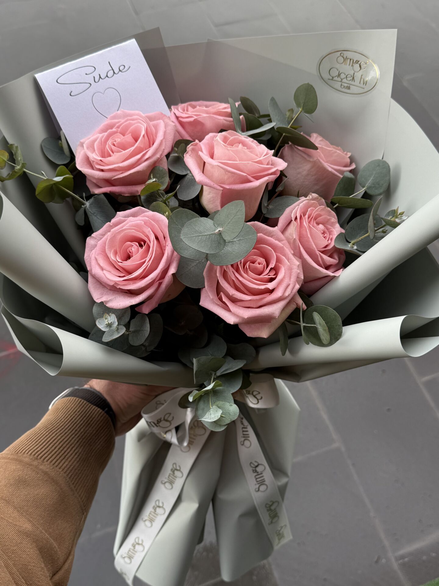 Pembe Gül Buketi