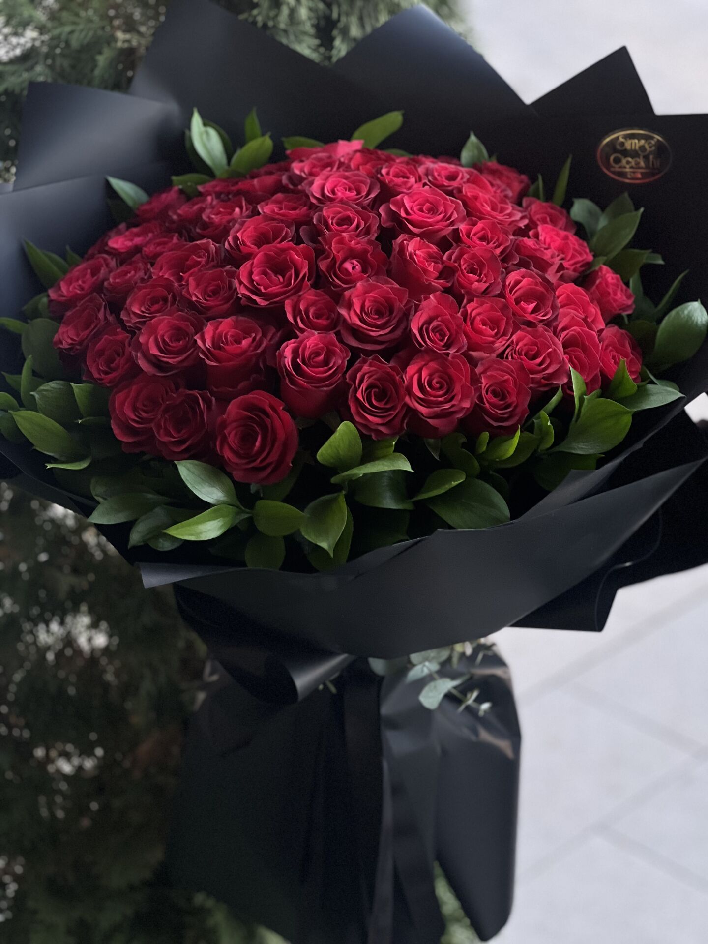 51’li Kırmızı Gül Buketi