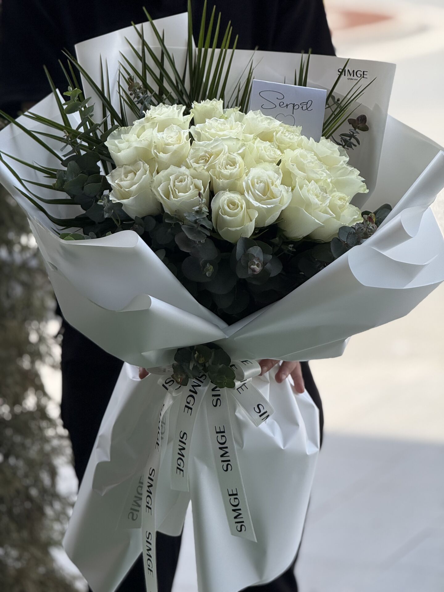 Beyaz 20’li Classic Gül Buketi