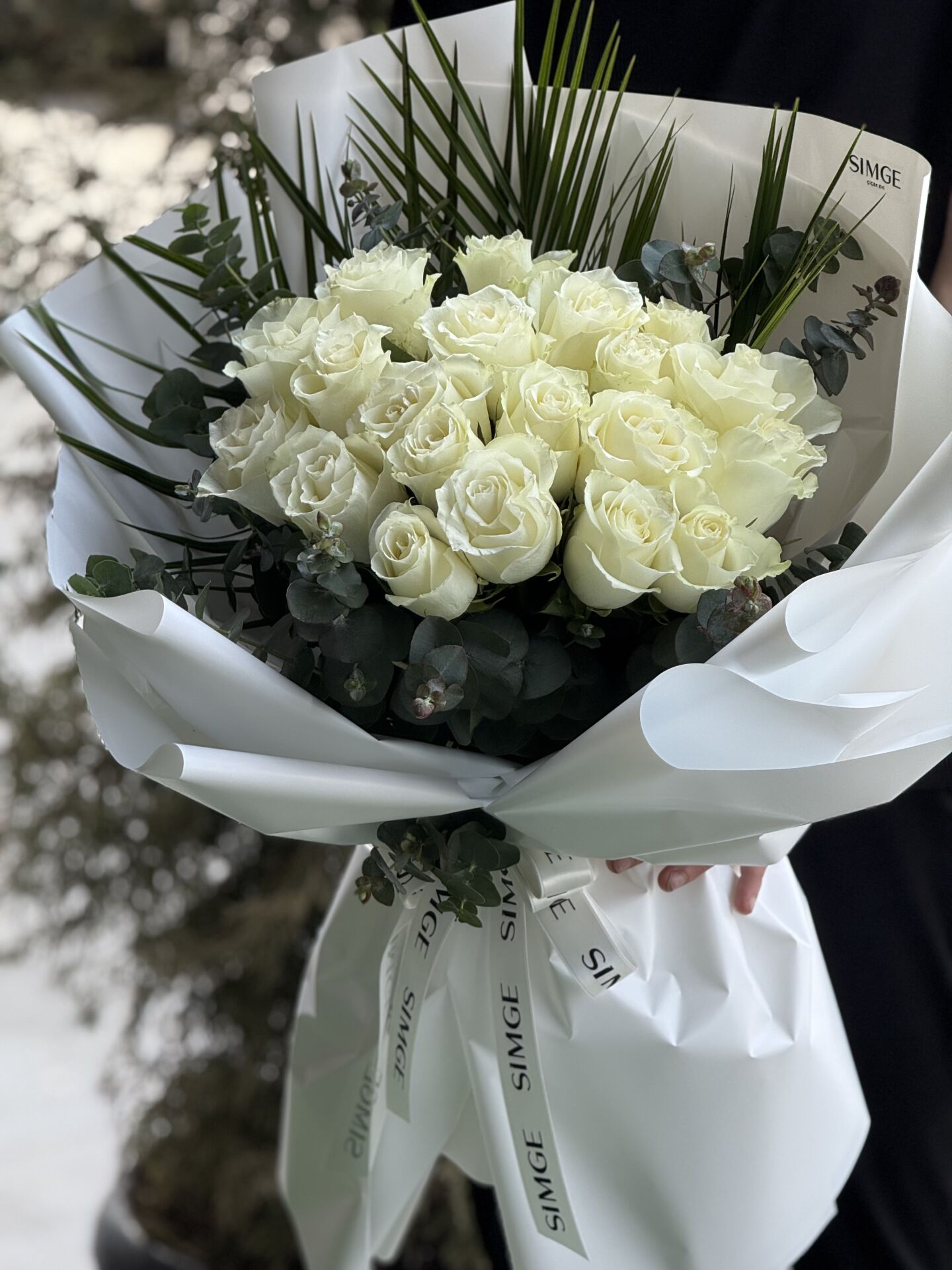 Beyaz 20’li Classic Gül Buketi