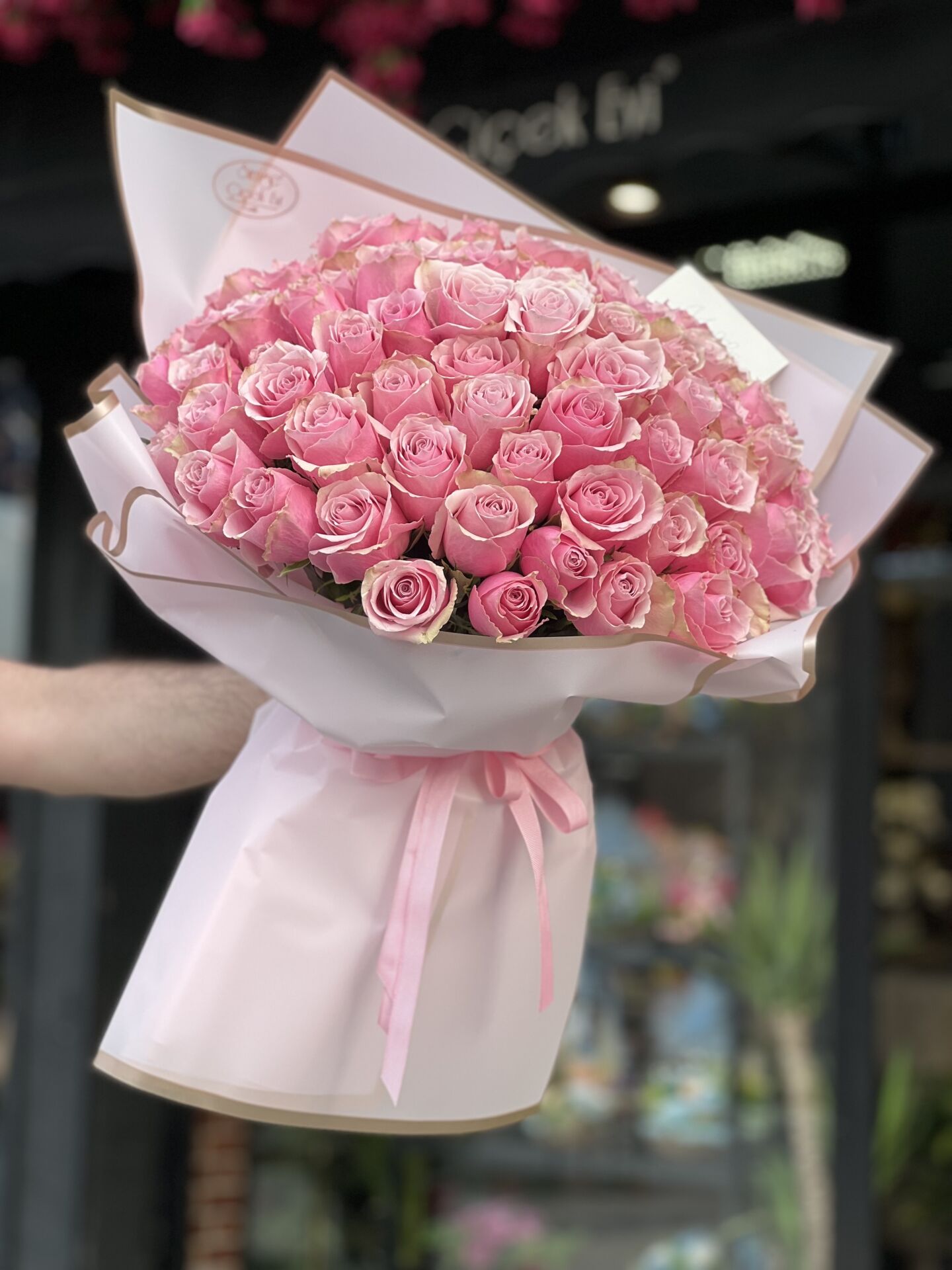 51 li Pembe Gül Buketi