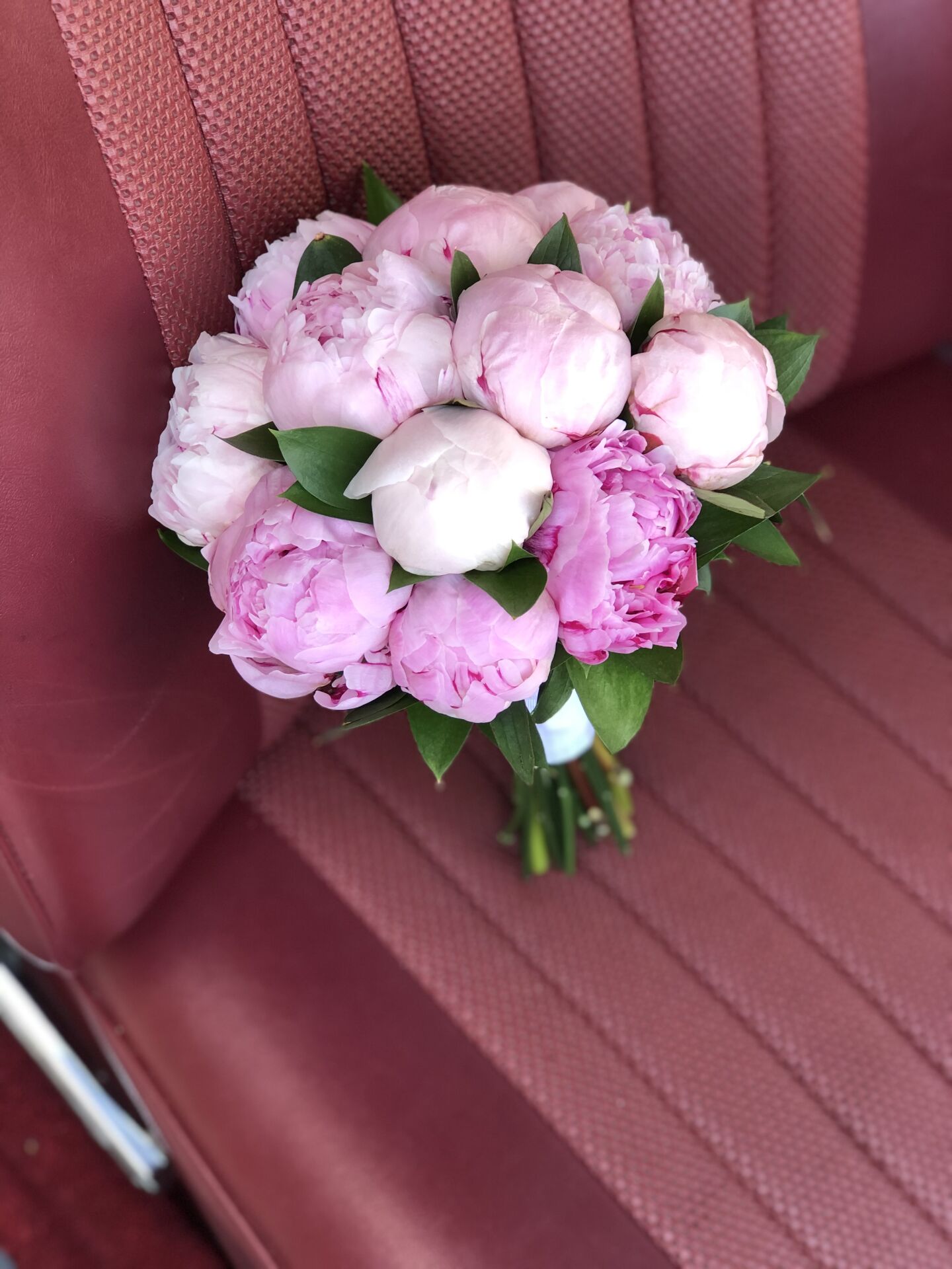 Pembe bahar gelin buketi