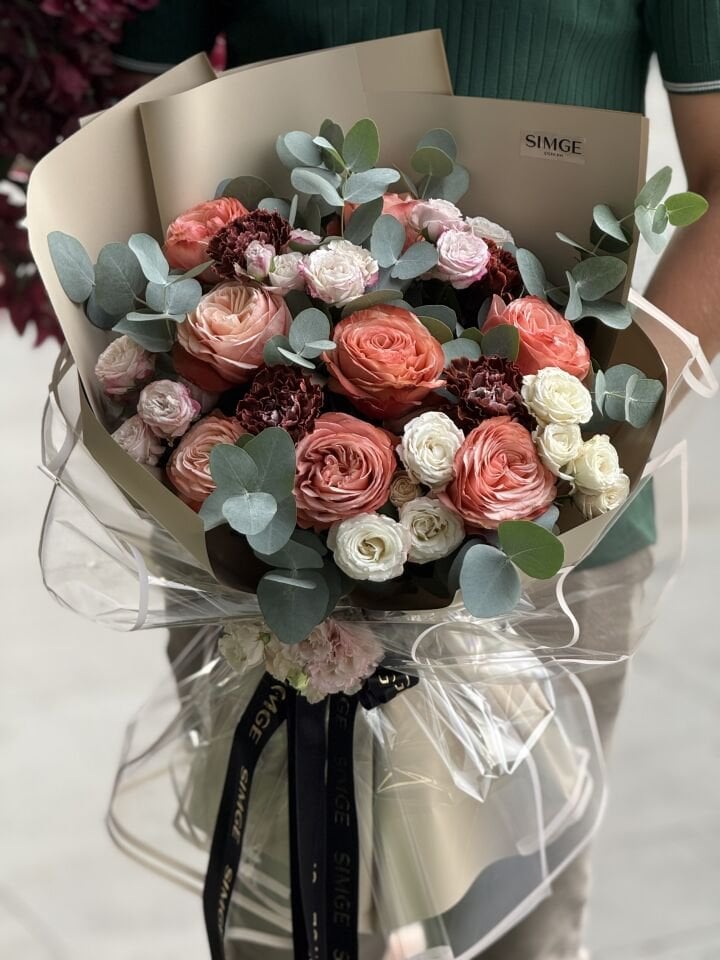 Cotton Candy Gül Buketi