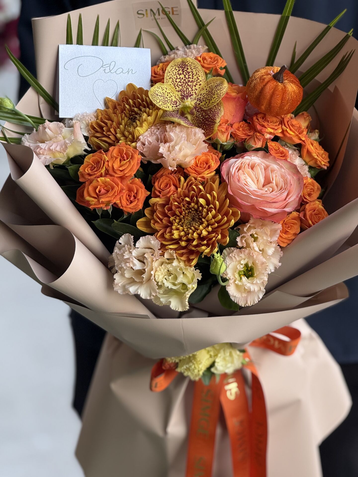 Günbatımı Tacı Sonbahar Buketi