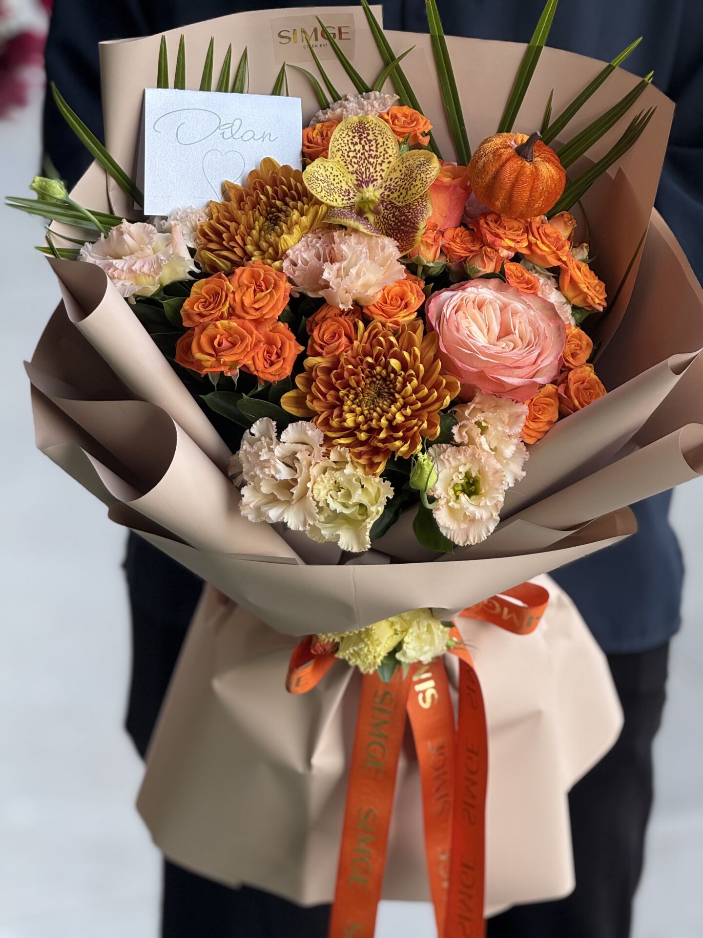 Günbatımı Tacı Sonbahar Buketi