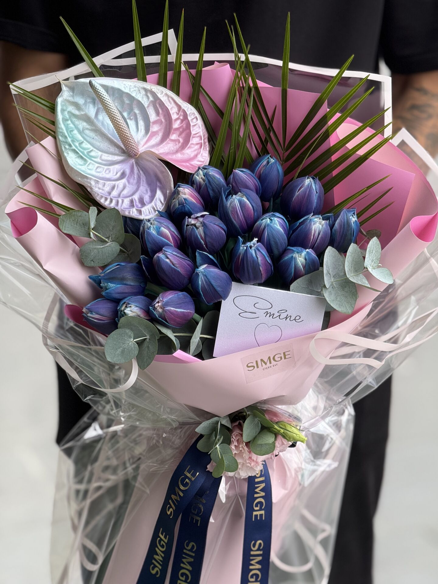 Galaxy Deep Blue Lale Buketi