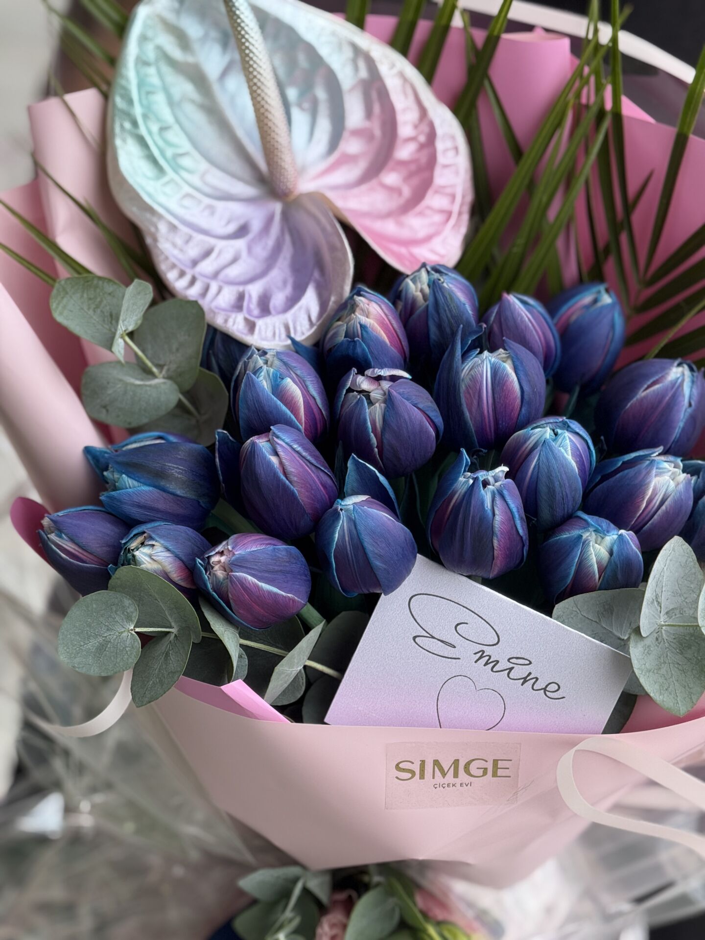 Galaxy Deep Blue Lale Buketi