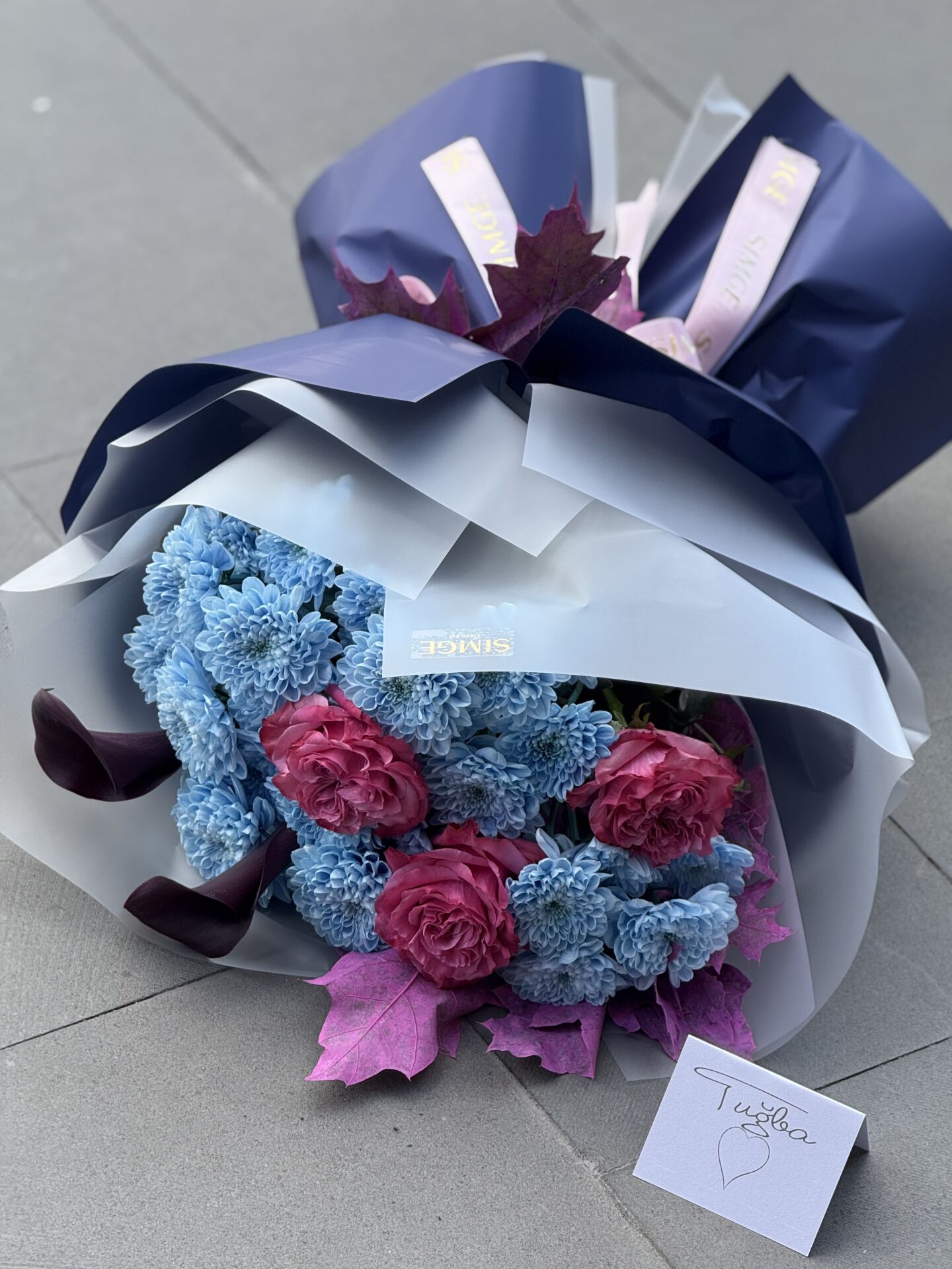 Dream Aqua Wisher  Çiçek Buketi