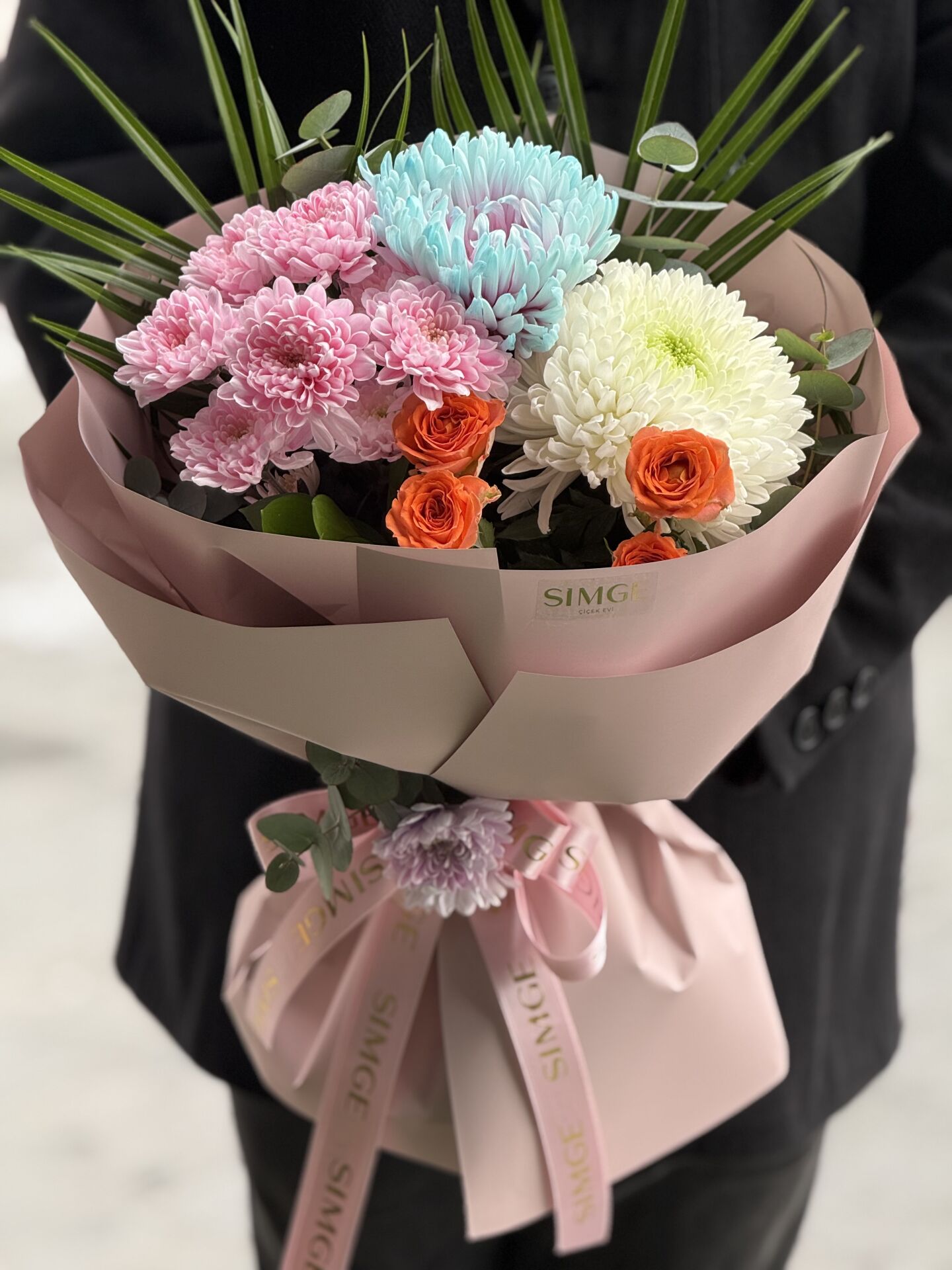 Fleur Çiçek Esintisi Krizantem Buketi