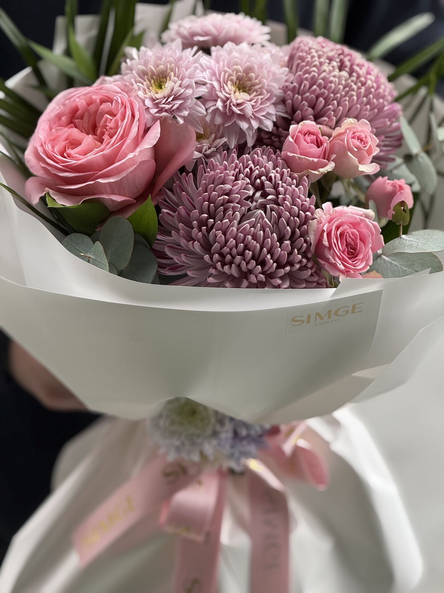 Fleur Pembe Işıltı Anastasia Buketi