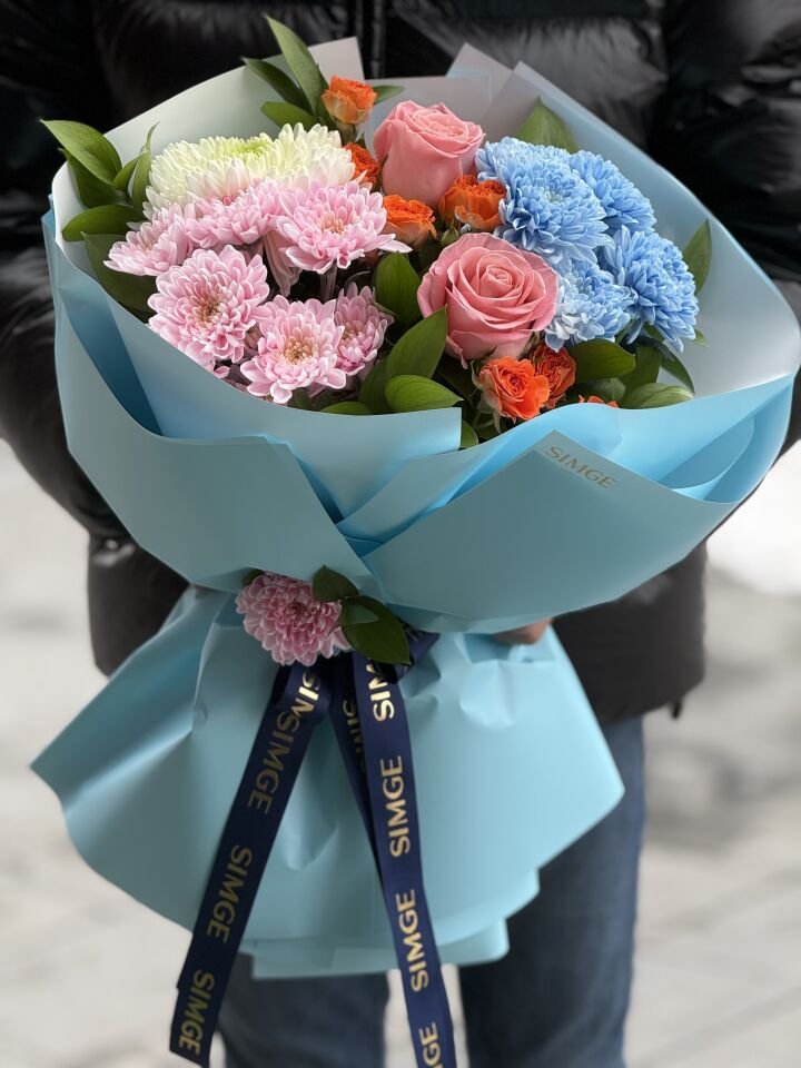 Fleur Canlı Renkli Mevsim Buketi