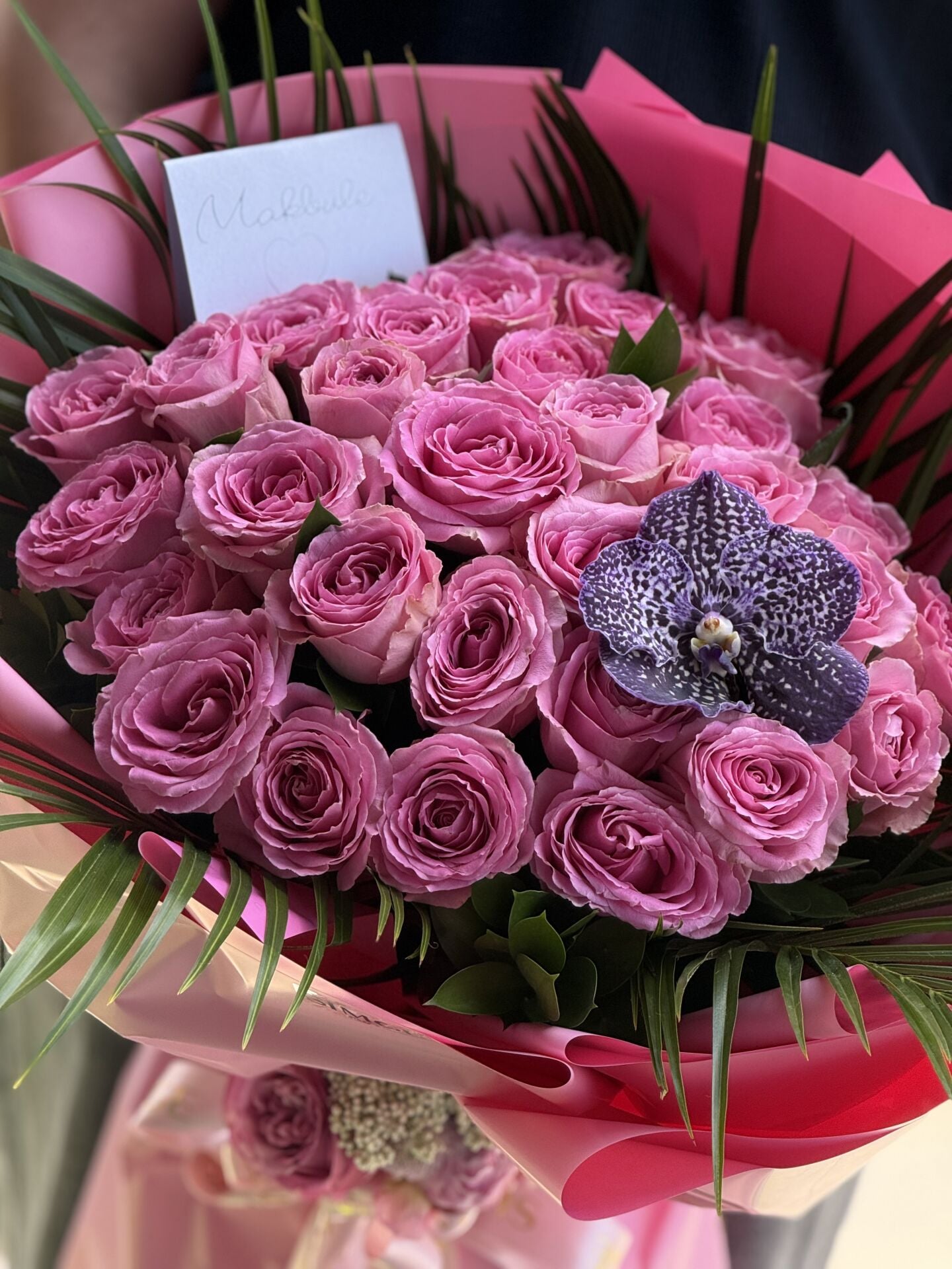 Aura Pembe Gül Buketi