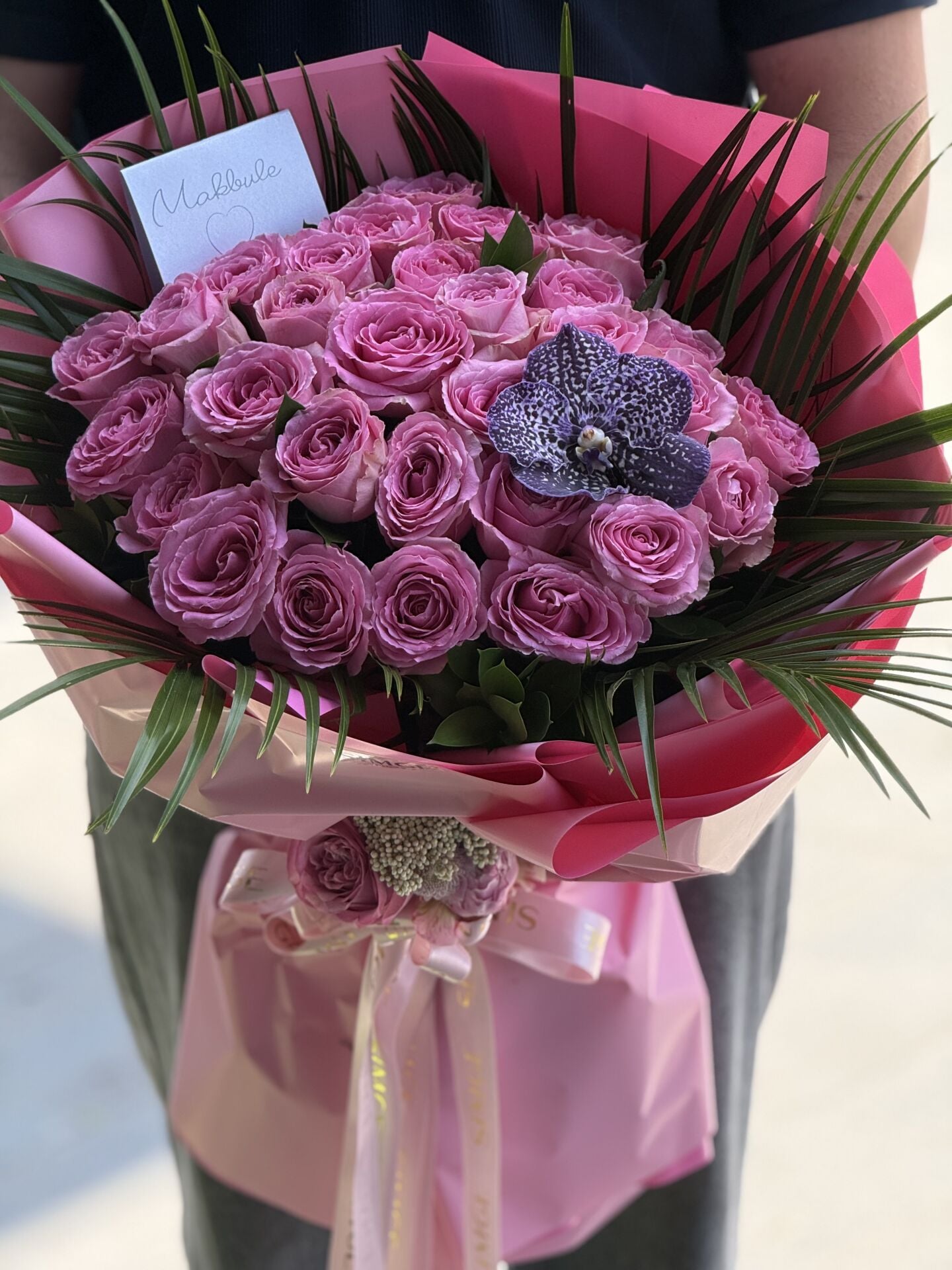 Aura Pembe Gül Buketi