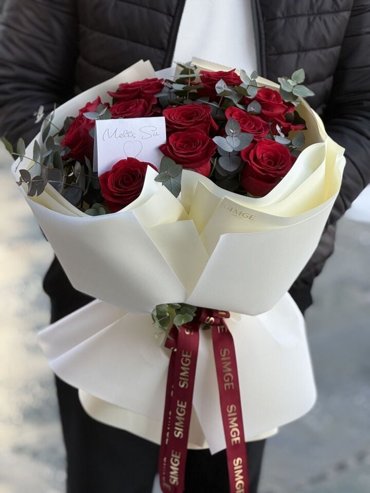 Silvia Kırmızı Gül Buketi