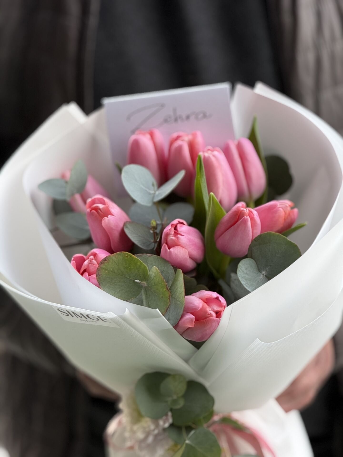 Fleur Pembe Lale Buketi