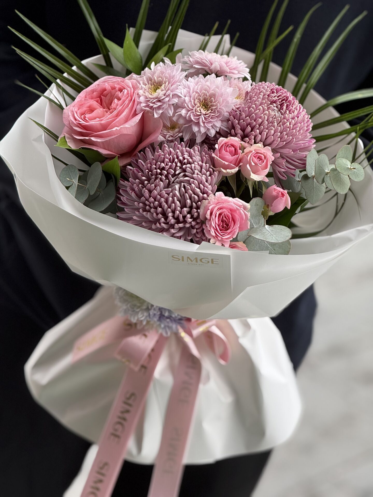 Fleur Pembe Işıltı Anastasia Buketi