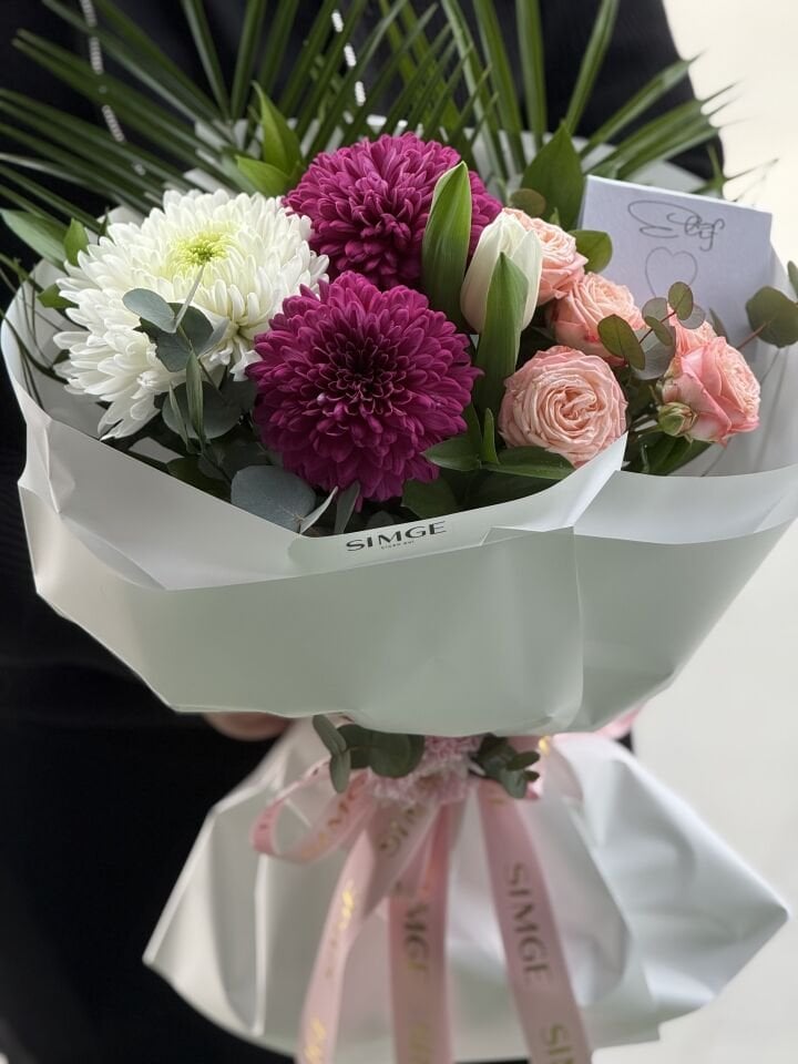 Fleur Pembe Bahar Buketi