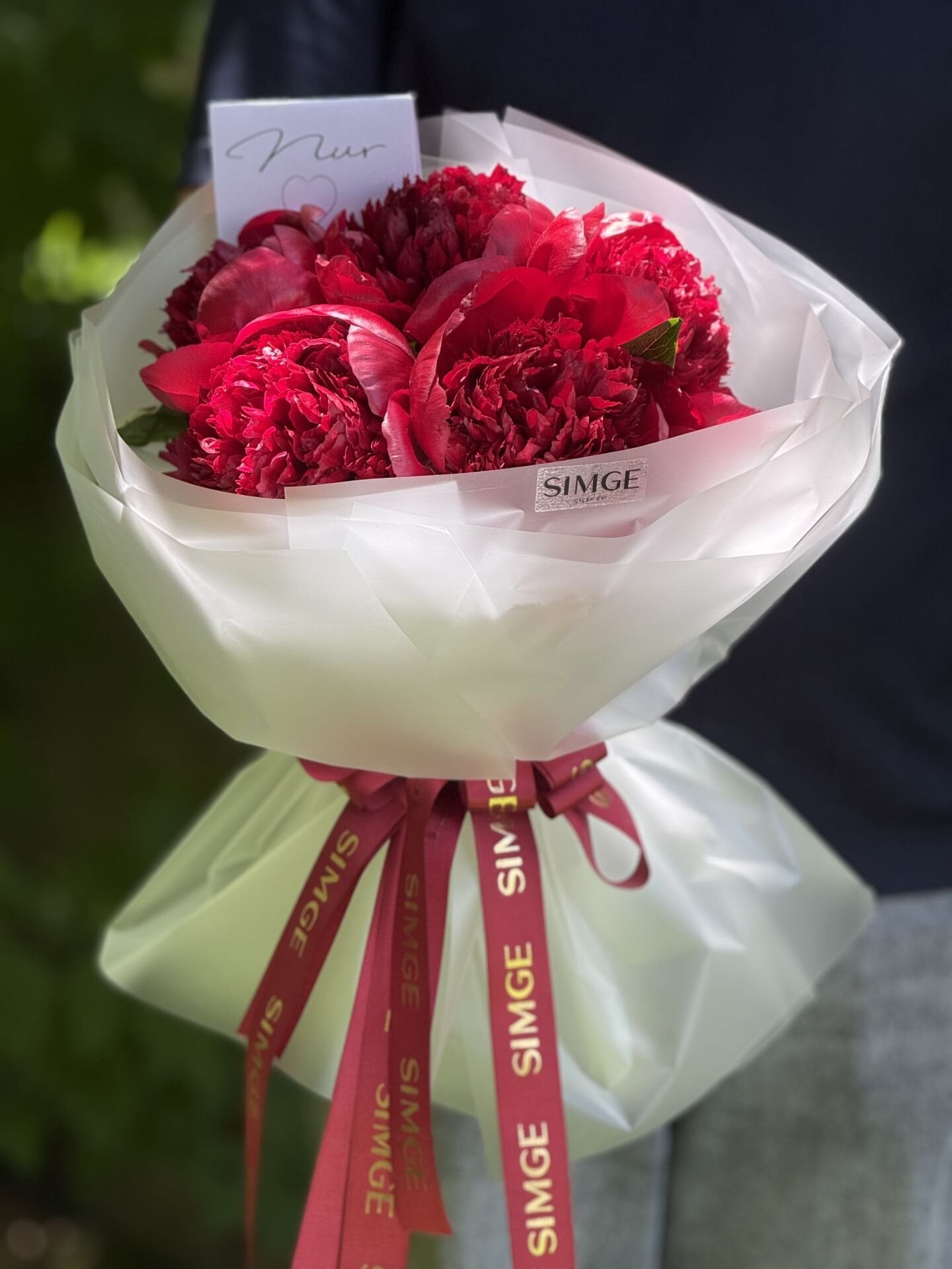 Fleur Bordo Şakayık Senfonisi