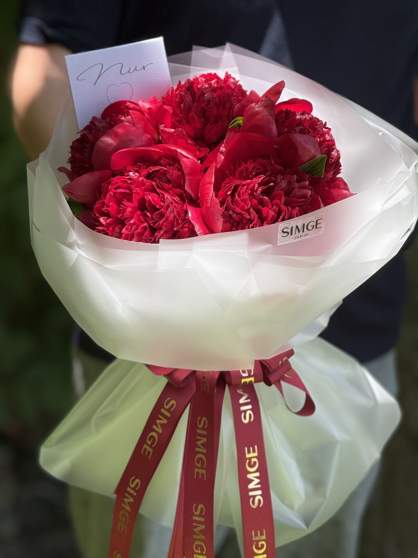 Fleur Bordo Şakayık Senfonisi