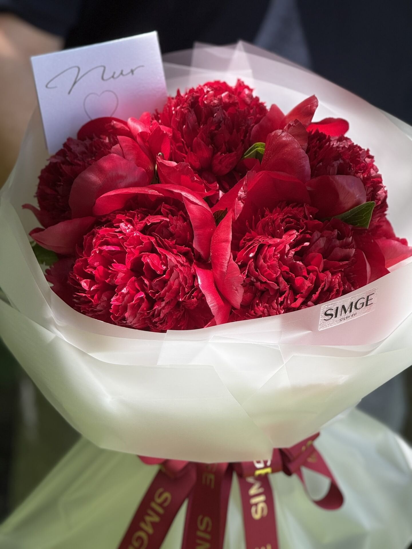 Fleur Bordo Şakayık Senfonisi