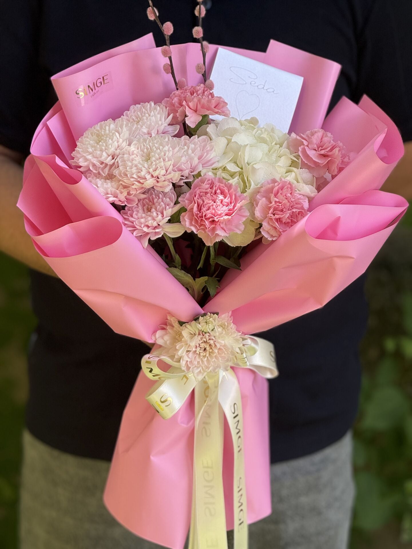 Fleur Pembe İlkbahar Esintisi Buketi