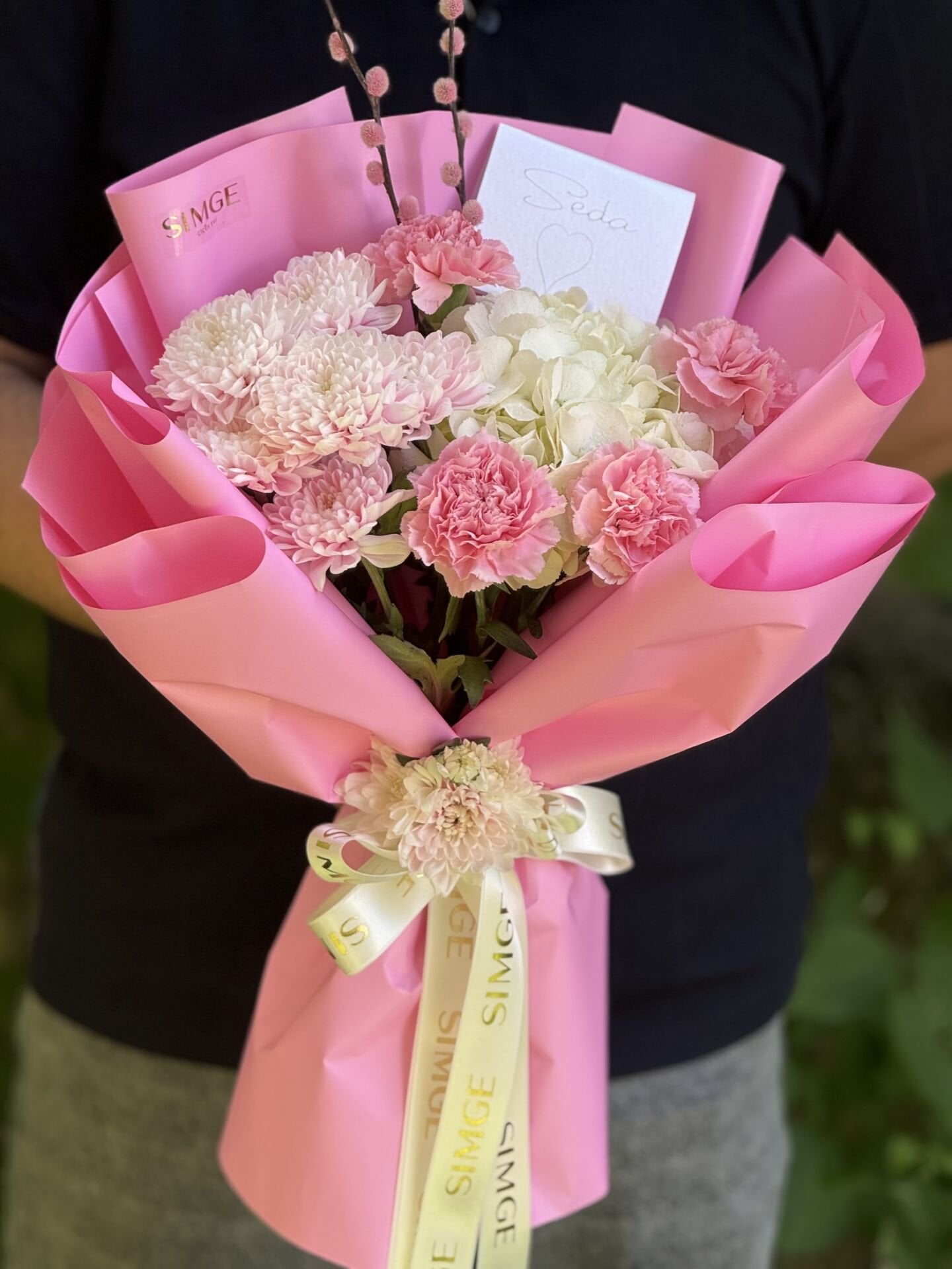 Fleur Pembe İlkbahar Esintisi Buketi
