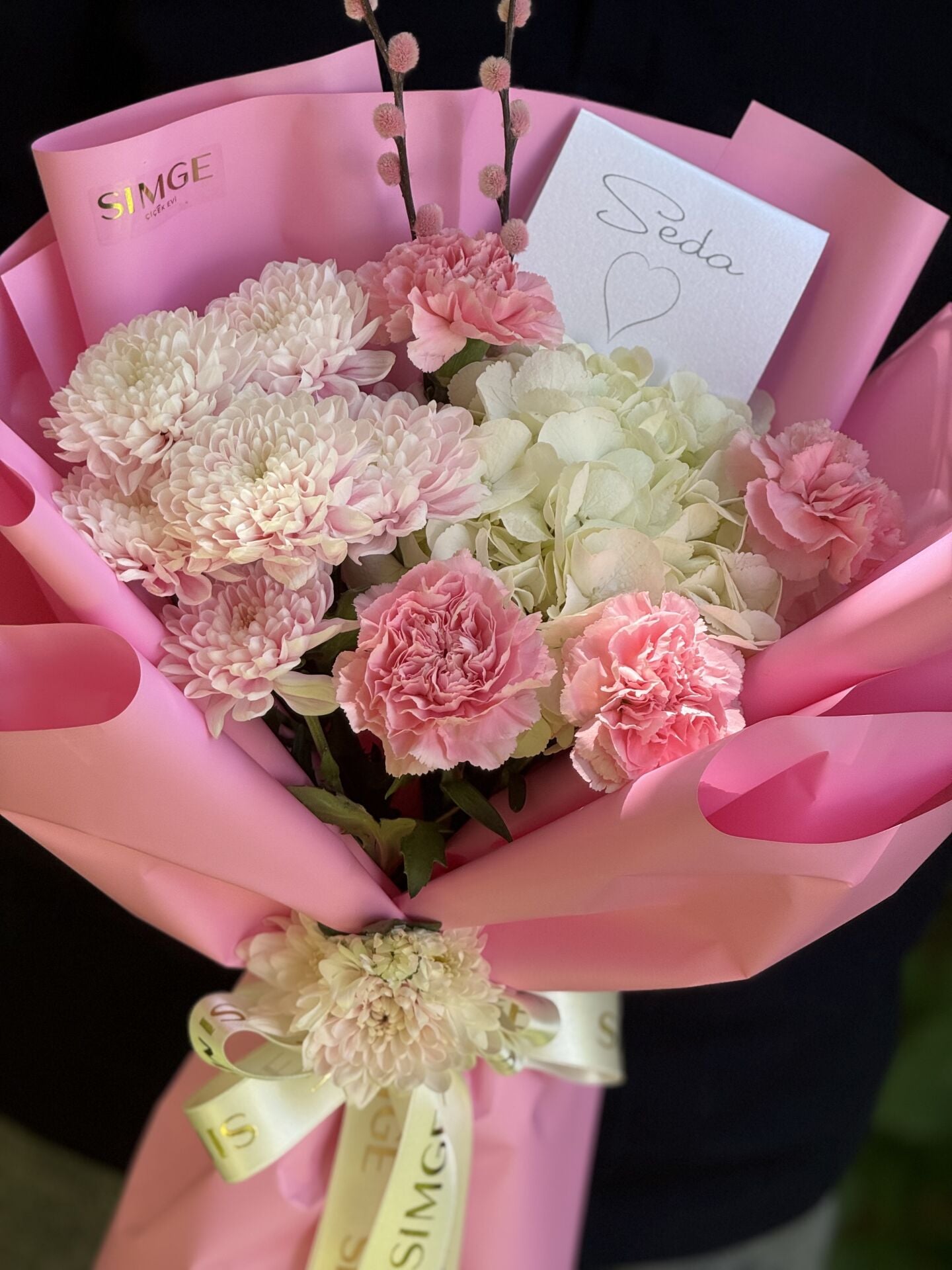 Fleur Pembe İlkbahar Esintisi Buketi