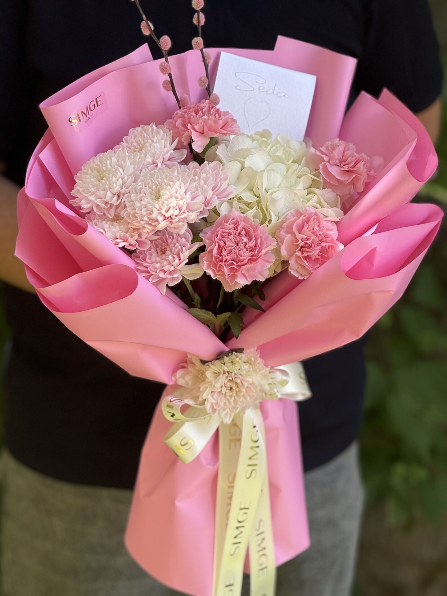 Fleur Pembe İlkbahar Esintisi Buketi