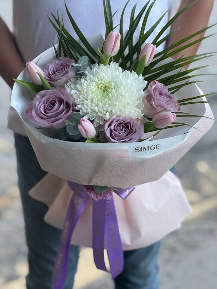Fleur Lila Zarafet Buketi